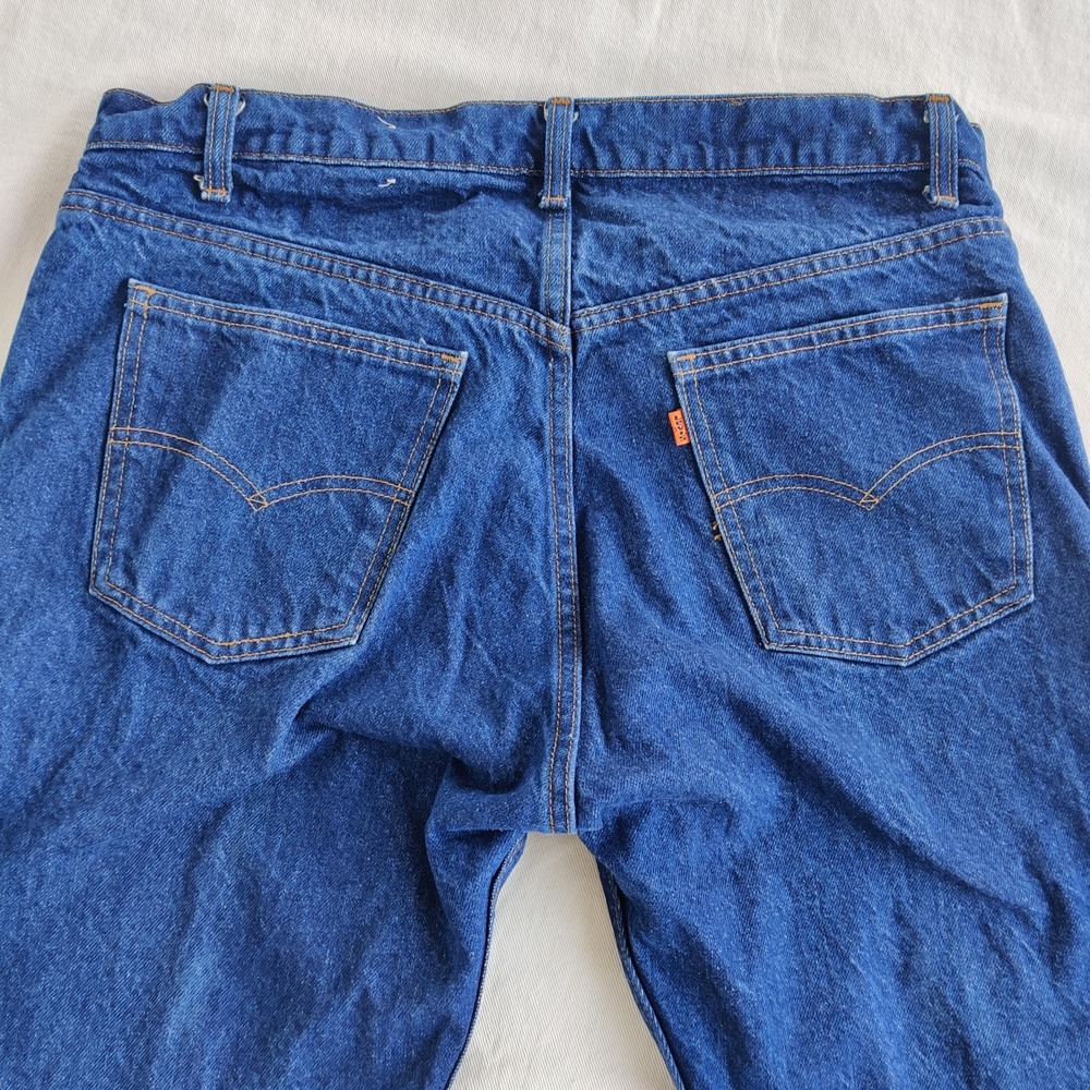 Vtg Levis 515-0693 Orange Tab Blue Jeans USA MADE Denim Pants Men's 35 x 30.5 - Picture 9 of 14